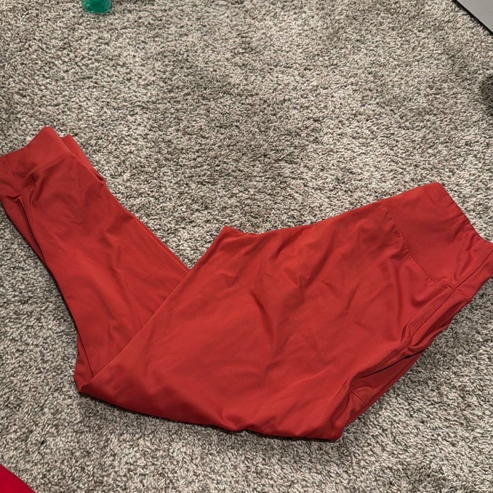 Burnt orange joggers